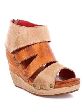 BED|STU Jacey II Wedge Sandal Size 8
